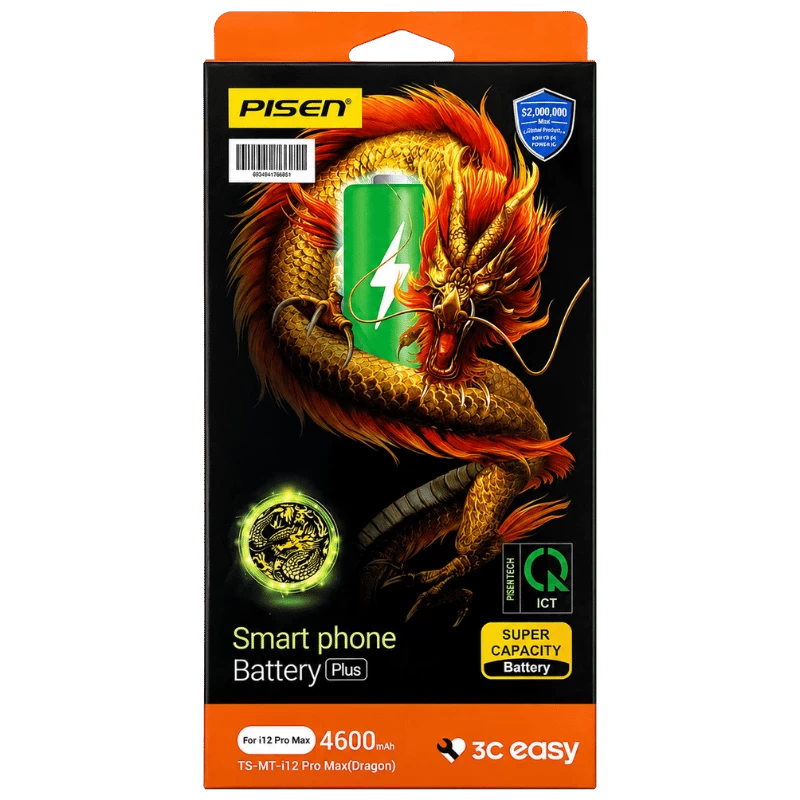 Pin iPhone 12 Pro Max Pisen (dung lượng cao 4600 mAh)