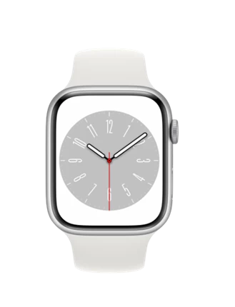 Apple Watch Series 8 - GPS + Cellular, 41mm - Viền Nhôm Dây Cao Su Silver