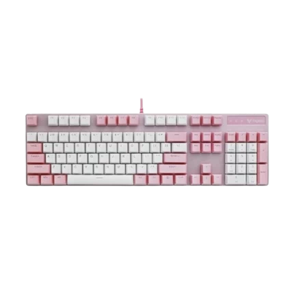 Bàn phím cơ Gaming Rapoo V500 Pro (Hồng Trắng/Brown Switch) - Chính hãng