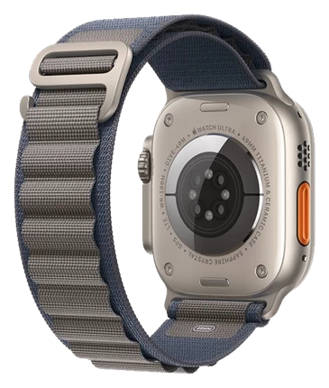 Apple Watch Ultra 2 - GPS + LTE, 49mm - Vỏ Titan Dây Quấn Alpine Xanh Dương