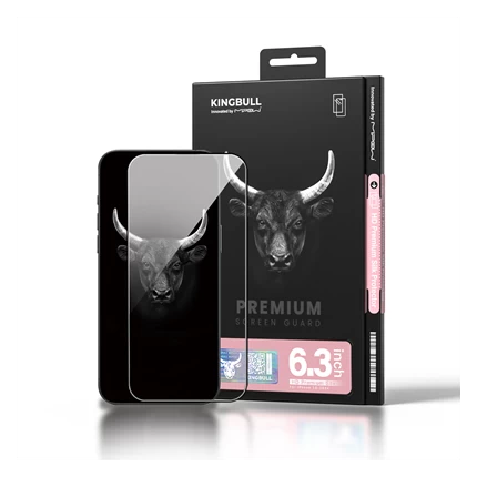 Kính cường lực Mipow Kingbull HD Premium Silk for iPhone 6.3 inch 2024 Black