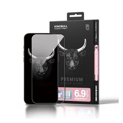 Kính cường lực Mipow Kingbull HD Premium Silk for iPhone 6.9 inch 2024 Black