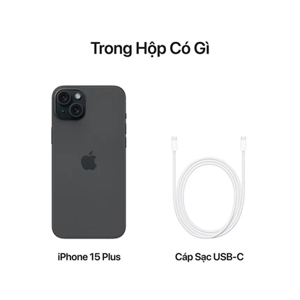 iPhone 15 Plus 256GB - Chính hãng VN/A Đen