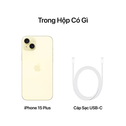 iPhone 15 Plus 256GB - Chính hãng VN/A Vàng