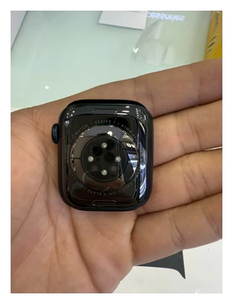 Apple Watch Series 7 GPS + Cellular, 41mm Midnight Aluminium Case with Midnight Sport Band - Regular, MKHQ3VN/A - TBH