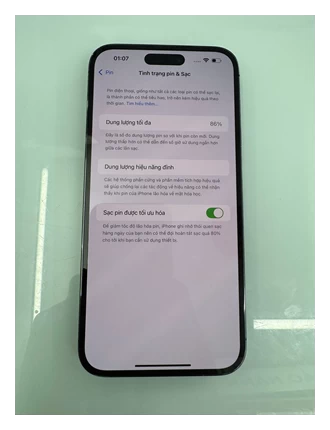 ĐTDĐ Apple iPhone 14 Pro Max 128GB Deep Purple_MQ9T3VN/A - Cũ