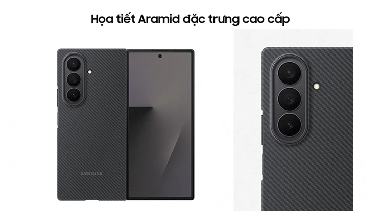 Ốp lưng Carbon Shield Galaxy Z Fold7 Đen