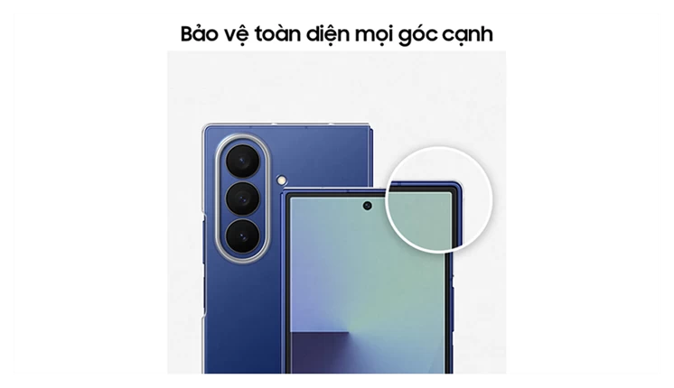 Ốp lưng trong suốt Galaxy Z Fold7 Trong suốt