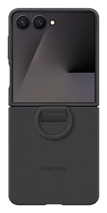 Ốp lưng Silicone kèm vòng Galaxy Z Flip7 Đen