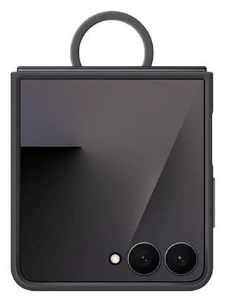 Ốp lưng Silicone kèm vòng Galaxy Z Flip7 Đen