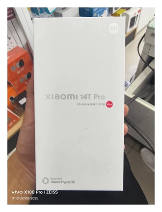 Điện thoại di động XIAOMI 14T PRO TITAN 6.67/MTK D9300+/12G/512G/50+50+12MP/32MP/5000mAh (2407FPN8EG)/XÁM (6941812790595) - TBH