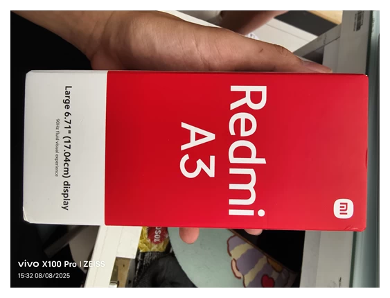 ĐIỆN THOẠI DI ĐỘNG (TEL) REDMI A3 6.708"/MTK Helio G36/3G/64G/8MP AI Dual /5MP/5000mAh(23129RN51X)/XANH LÁ - TBH