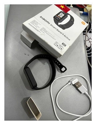 VÒNG ĐEO TAY THÔNG MINH (BAND) Xiaomi Smart Band 9 Active Đen (BHR9444GL) - 59885/ATAA5G4XQ16473 - BHR9444GL - TBH