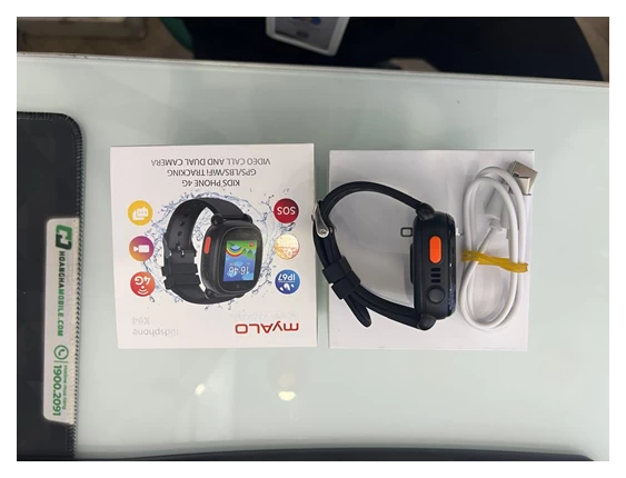 Điện thoại thông minh đeo tay trẻ em myALO Kidsphone K64, màu đen - TBH