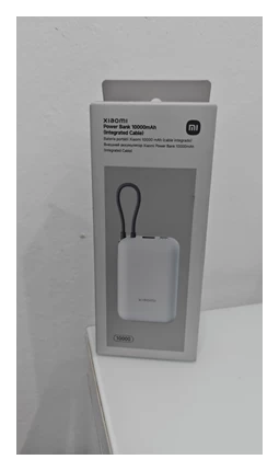 (POWER BANK) Xiaomi Power Bank 10000mAh (Integrated Cable) Xanh