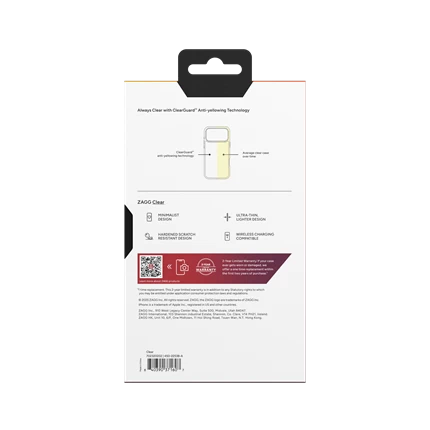 Ốp lưng ZAGG ESNTL - Clear iPhone 17 Pro - 702320202 Mặc định
