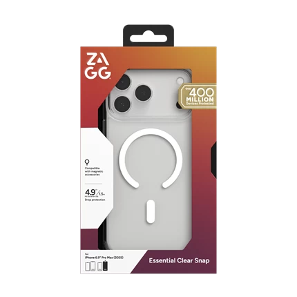 Ốp lưng ZAGG ESNTL Snap - Clear iPhone 17 Pro Max - 702320207 Mặc định