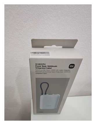 (POWER BANK) Xiaomi Power Bank 10000mAh (Integrated Cable) Xanh