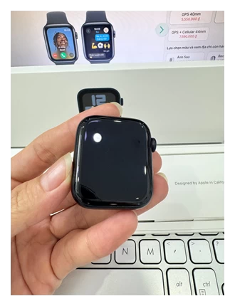 Apple Watch SE 2024 GPS 44mm Midnight Aluminium Case with Midnight Sport Band - S/M_MXEJ3SA/A - scn7q4jyk32 - MXEJ3SA - Cũ