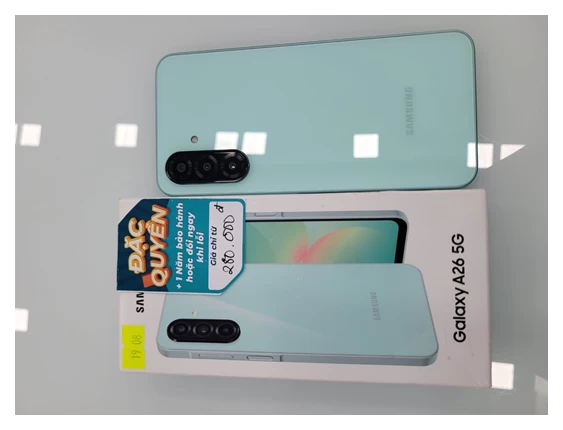 ĐTDĐ Samsung A26 5G, Samsung SM-A266B/DS,8+128,Xanh - TBH