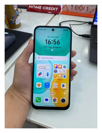 Điện thoại thông minh Honor X6c (6+128GB) Xanh (Ocean Cyan)_NIC-LX2
