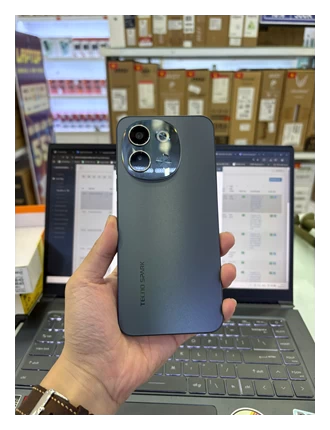 Điện thoại di động Tecno KL8 (Tecno Spark 30 5G) 128+6, màu Đen Trời Đêm 372 Hà Huy Tập - TBH