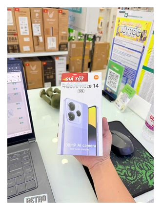 ĐTDĐ (TEL) REDMI NOTE 14 5G (24094RAD4G)/MIDNIGHT BLACK - 8651-TBH