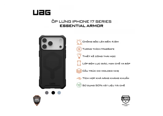 Ốp lưng UAG Essential Armor cho iPhone 17 Pro Max