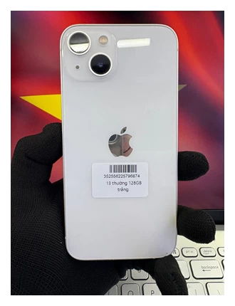 ĐTDĐ Apple iPhone 13 128GB Starlight -  IP13C128S - TBH - Cũ