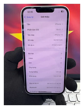 ĐTDĐ Apple iPhone 13 128GB Starlight -  IP13C128S - TBH - Cũ