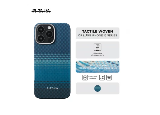 Ốp lưng PITAKA Tactile Woven iPhone 16 Pro Max