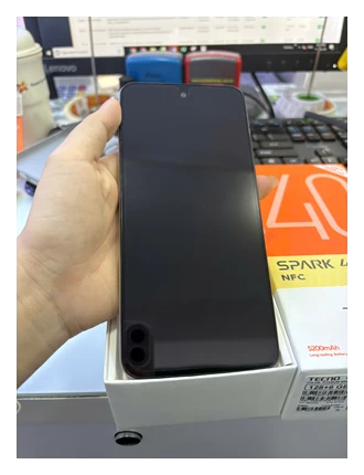 Điện thoại di động Tecno KM5n (Tecno Spark 40) 128+6, màu Xám Mây Mù - 356051630268301 - KM5N6128GRA