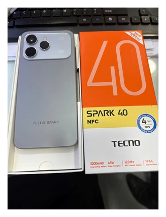 Điện thoại di động Tecno KM5n (Tecno Spark 40) 128+6, màu Xám Mây Mù - 356051630268301 - KM5N6128GRA