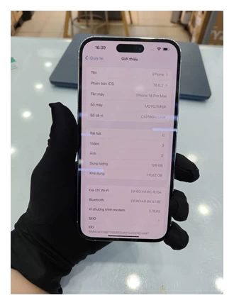 ĐTDĐ Apple iPhone 14 Pro Max 128GB - Cũ