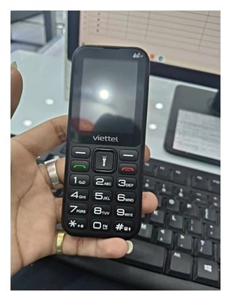 Điện thoại Viettel T2 - 4G - Chính hãng - Đen