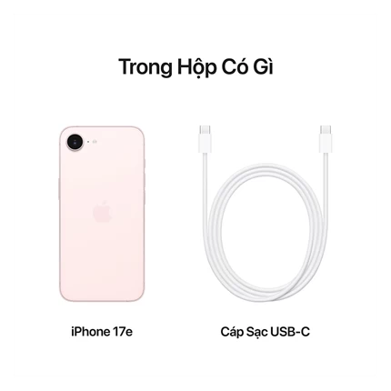 iPhone 17e 512GB - Chính hãng Apple Việt Nam Hồng