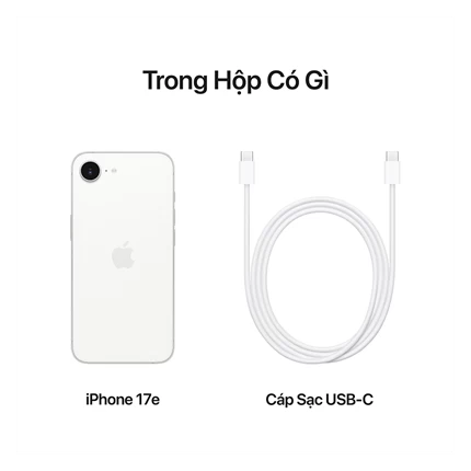 iPhone 17e 512GB - Chính hãng Apple Việt Nam Trắng