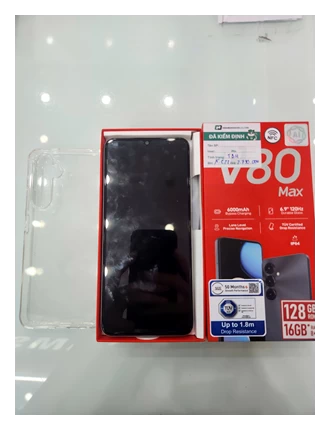 ĐIỆN THOẠI DI ĐỘNG (TEL) NUBIA V80 MAX 6.9"/Unisoc T7250/8G/128G/50MP+2MP+Al/16MP/6000mAh/(Z2577)/VÀNG KIM QUANG(6902176163951) - Cũ