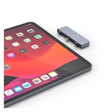 Cổng Chuyển Chuyên Dụng HYPERDRIVE  4 IN 1 HDMI 4K/30HZ USB-C HUB HD319E Xám