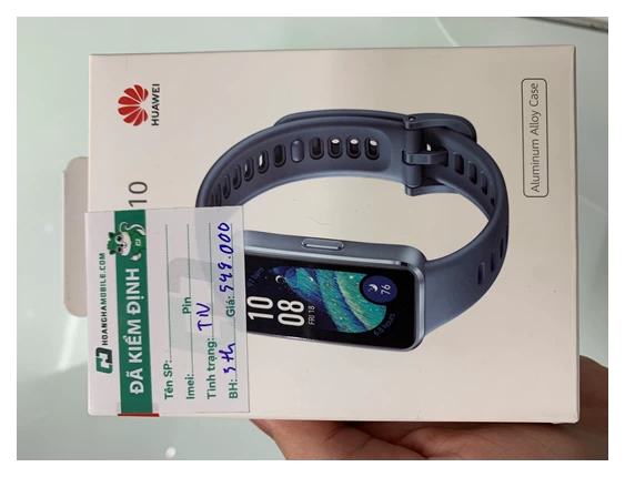 VÒNG ĐEO TAY THÔNG MINH(BAND)HUAWEI NOR-B29 Band 10/XANH LAM/ADU DEMO - Cũ