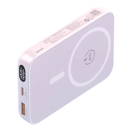 Sạc dự phòng PISEN QUICK - Powermag Digital 20W 10000mAh Tím