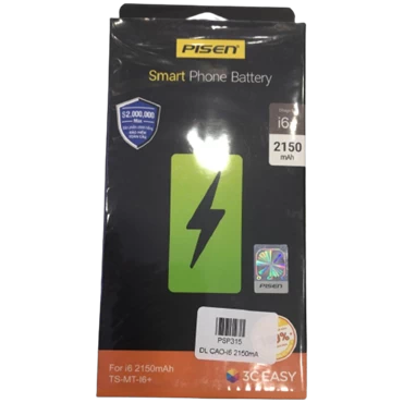 Thay pin iPhone 6 Chính Hãng PISEN (Dung lượng cao 2150mAh)