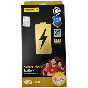 Pin iPhone X Chính Hãng PISEN (Dung lượng cao 2960mAh)