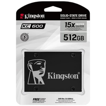 Ổ cứng SSD Kingston SKC600 512GB 2.5 inch SATA 3 (Đọc 550MB/s -Ghi 500Mb/s) - (SKC600/512G) - Chính hãng