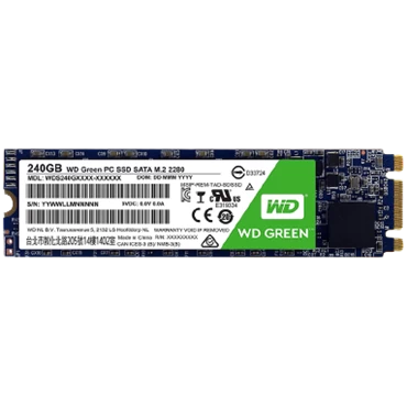 Ổ cứng SSD WD Green 240GB M.2 2280 (Đọc 545MB/s - Ghi 430MB/s) - (WDS240G3G0B) - Chính hãng