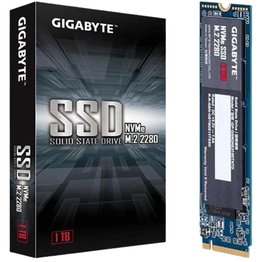 Ổ cứng SSD Gigabyte 1TB M.2 2280 PCIe NVMe Gen 3x4 (Đọc 2400MB/s, Ghi 1800MB/s) - (GAG325E1TB) - Chính Hãng