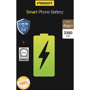 Pin iPhone 6s Plus Chính Hãng PISEN (Dung lượng cao 3380mAh)