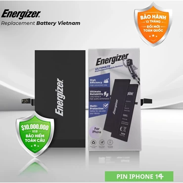 Pin iPhone 14 chính hãng Energizer - ECA14P3200P