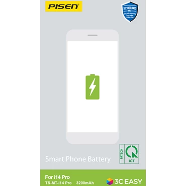 Pin iPhone 14 Pro Chính Hãng PISEN (Dung lượng chuẩn 3200mAh)