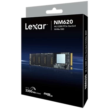 Ổ cứng SSD Lexar NM620 1TB M.2 2280 PCIe 3.0x4 (Đoc 3300MB/s - Ghi 3000MB/s) - (LNM620X001T-RNNNG)